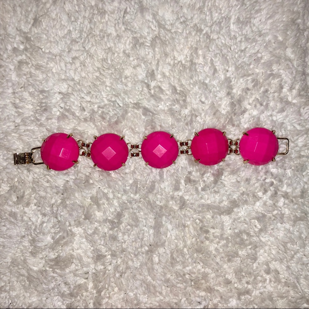 Kendra Scott Neon Pink Cassie Bracelet